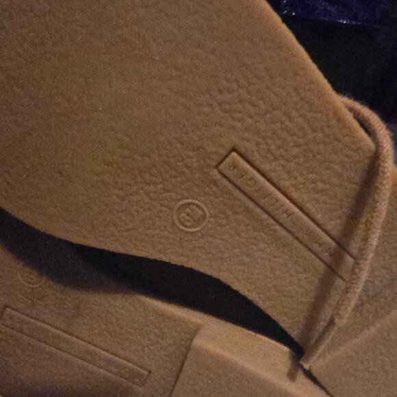 Tommy Hilfiger TWBENAY-SS Tan Faux Leather Ankle Lace Up Chukka Boots Womens 7 - Picture 10 of 10